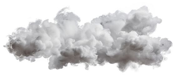 Dramatic white cloud formation