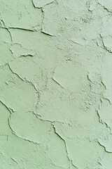 Obraz premium Green surface wall texture for vertical background, used painted wall