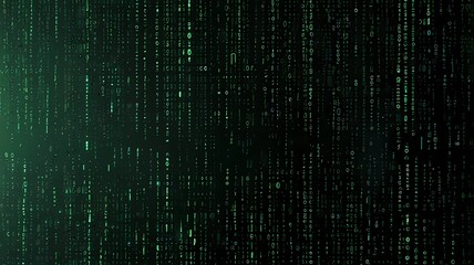 green matrix background computer generated