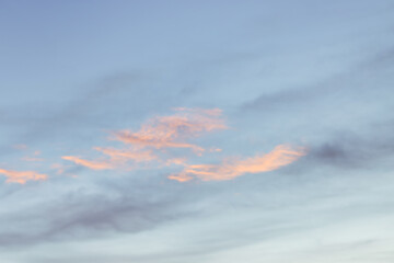 A beautiful sky tinted by the sun leaving vibrant shades of gold, pink, blue and multicolored....