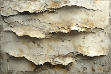 Obraz premium Wall with peeling paint and graffiti.