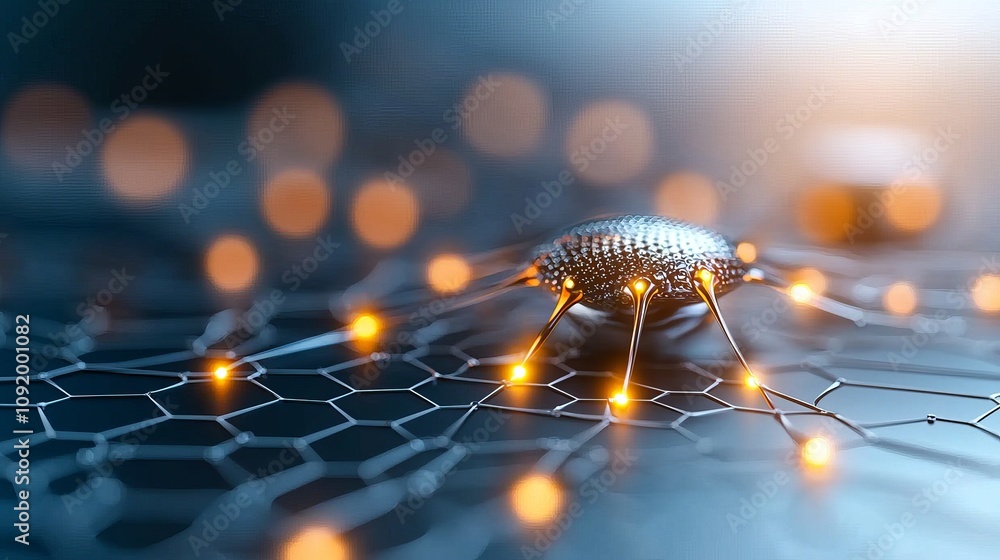 Poster innovative siamrat blockchain grid technology digital holographic environment abstract visualization