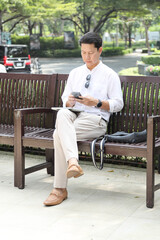 Fototapeta premium Asian Busimess People