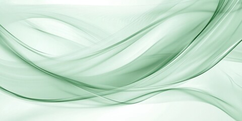 Naklejka premium Linear motion Mint green Abstract patterns flowing in