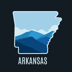 Arkansas Mountain Scenery Perfect for Print, Apparel, Sticker, etc