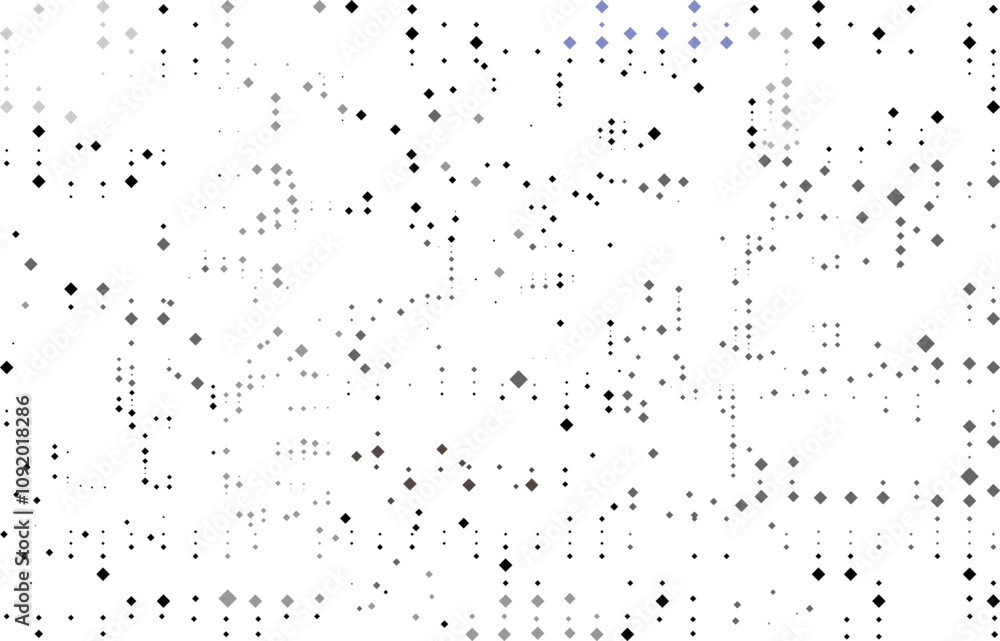 Poster rhombuses of small and large geometric pattern design elements.