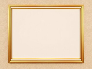 beige wallpaper border with gold inline wooden frame cornice, interior design inspiration, traditional style, gold border