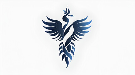 Obraz premium blue bird with wings