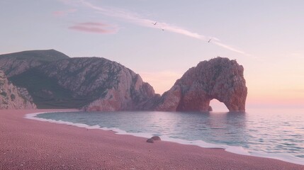 beautiful beach with a relaxing atmosphere