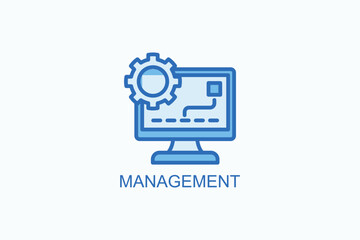 Management Vector Icon Or Logo Illustration