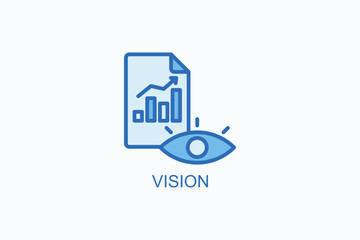 Vision Vector Icon Or Logo Illustration