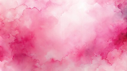 Fototapeta premium Abstract Watercolor Background with Blending Pink and White Shades for Design Projects