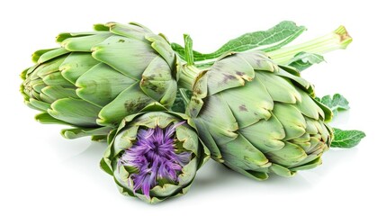 Obraz premium Fresh Artichokes Ready to Cook