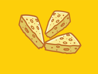 Melty Dreams and Sliced Bliss: Cheese Vector Collection