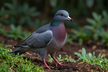 Fototapeta premium The World of Pigeons: Facts, Breeds, and Habits