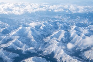 glacier in the mountains