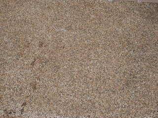 The path is made of cement.