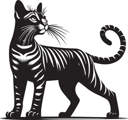 Cat Silhouette Black Vector