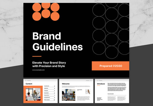 Orange And Black Brand Guideline