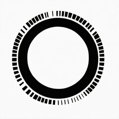 Fototapeta premium Simple circle frame