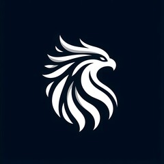 Fototapeta premium AI Generate of Logo for business Recognizable Phoenix, Unique, Simple but Elegant