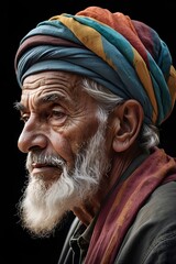 Obraz premium old person with a cane