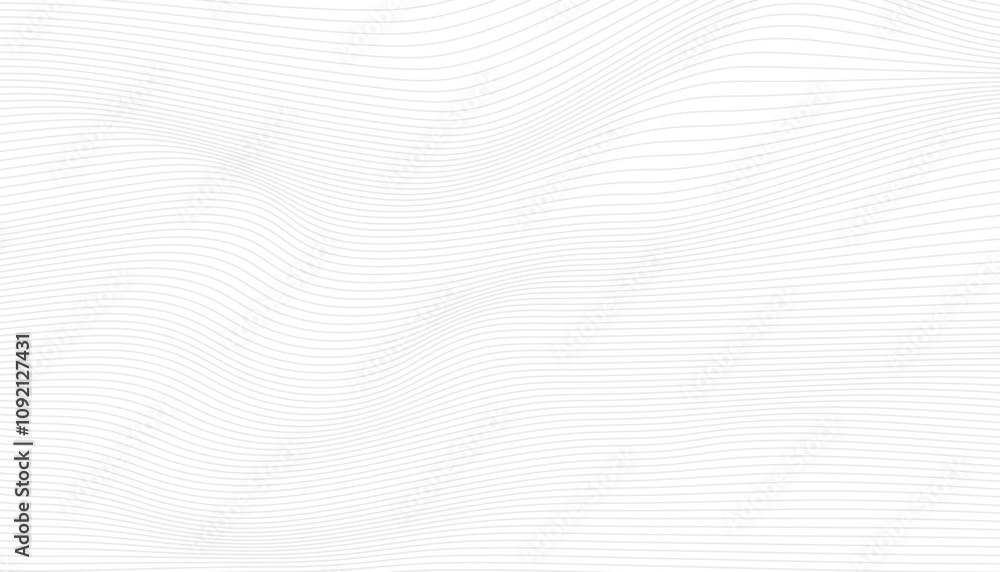 Poster abstract white wave line pattern background. wavy lines texture.