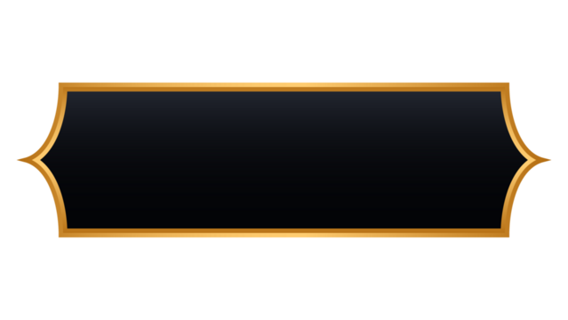 luxury golden arabic islamic text box title frame border set with ornamental illustration	
