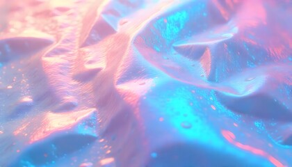 A background inspired by holographic foil, showcasing reflective textures and rainbow-like gradients.