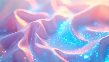 A background inspired by holographic foil, showcasing reflective textures and rainbow-like gradients.