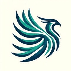 Naklejka premium AI Generate of Logo for business Recognizable Phoenix, Unique, Simple but Elegant