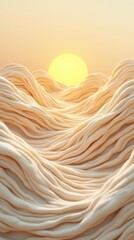 Golden Serenity: The Flow of Time