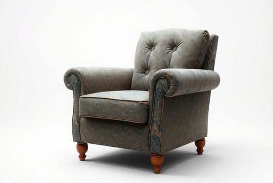 Layered Armchair Multiple Exposure An armchair rendered with mul