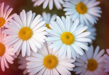 Dreamy Daisies Close up of daisies with lomography effect