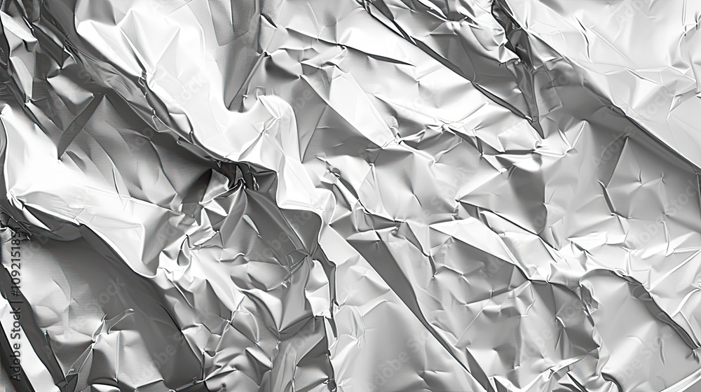 Poster crumpled aluminum foil texture. perfect for adding a unique and textured background to your designs.