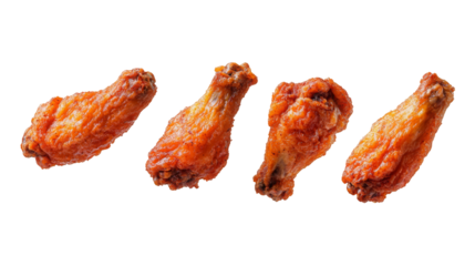 Crispy fried chicken wings kitchen food photography home close-up deliciousness