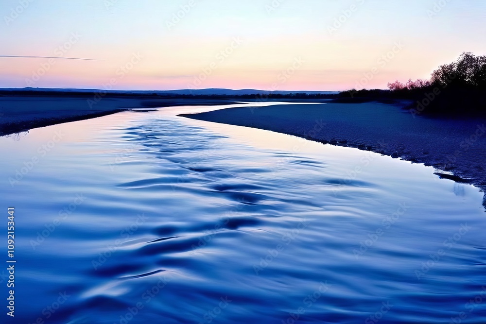 Poster blues drift notes drift lazily each one bending slightly as if c
