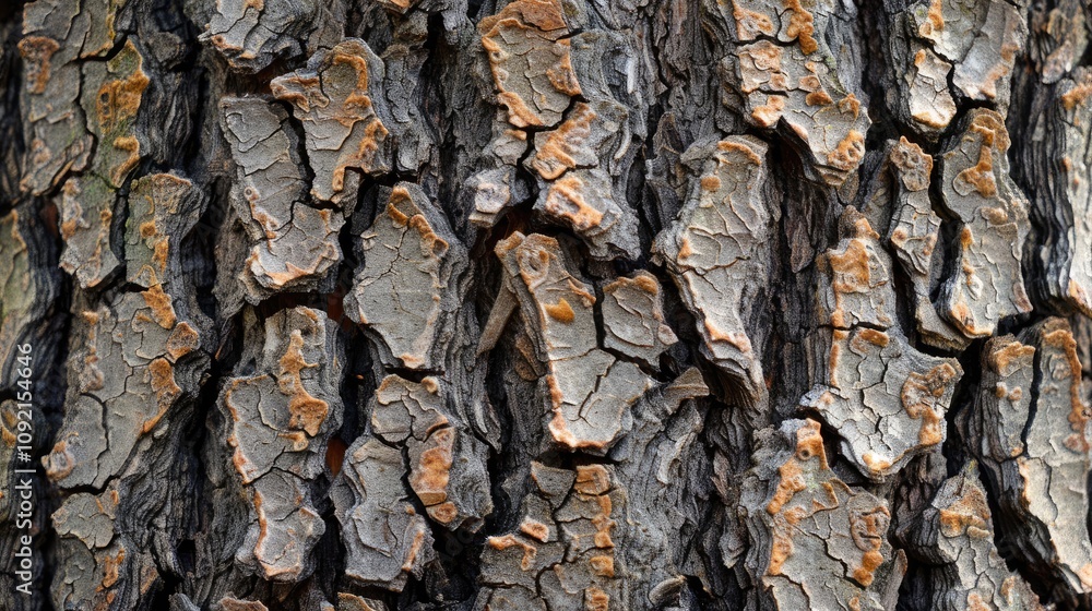 Poster close-up shot of tree bark texture. perfect for adding a natural element to designs, backgrounds, or
