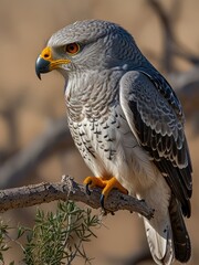 red tailed hawk perched,hawk on branch,red tailed hawk perched on a branch