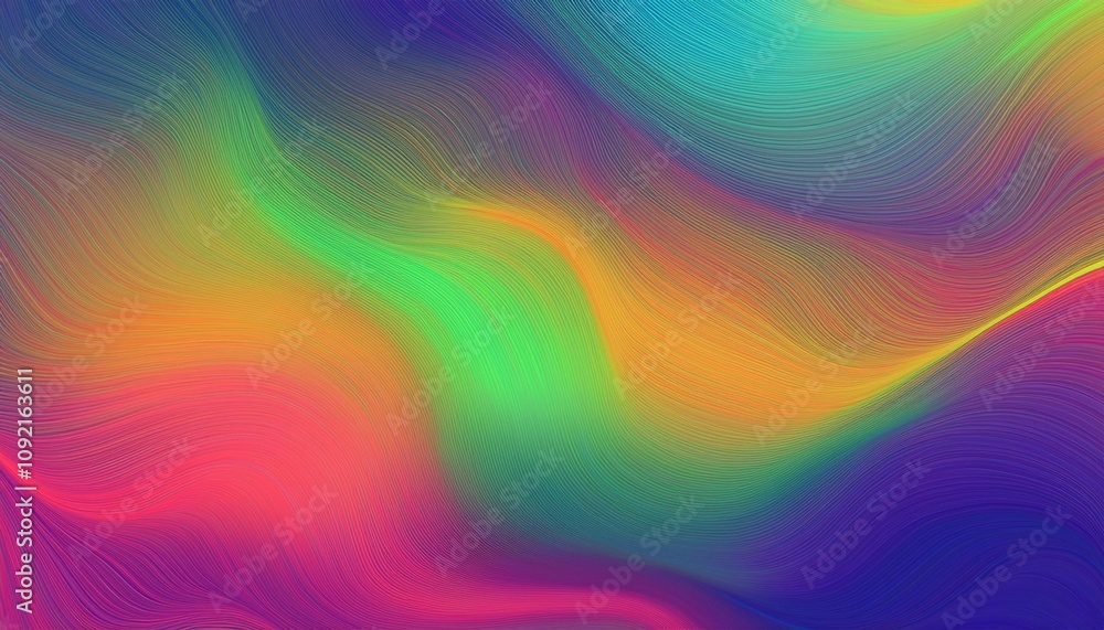 Poster vibrant gradient of colors creates a dynamic and energetic abstract background
