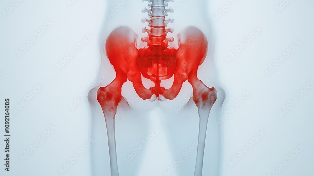 Poster detailed 3d anatomical skeleton model with x ray style rendering revealing the intricate structure o