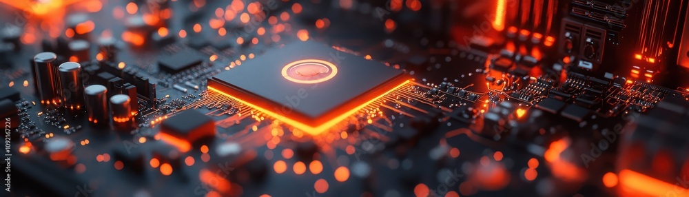 Poster harnessing quantum computing a glimpse into the future of technology in the digital age