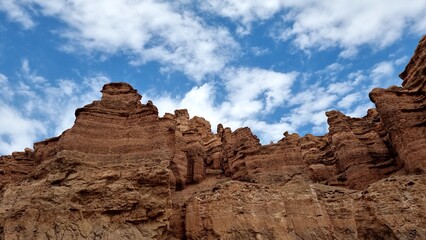 Red rock canyon. Beautiful landscape in the mountains.

