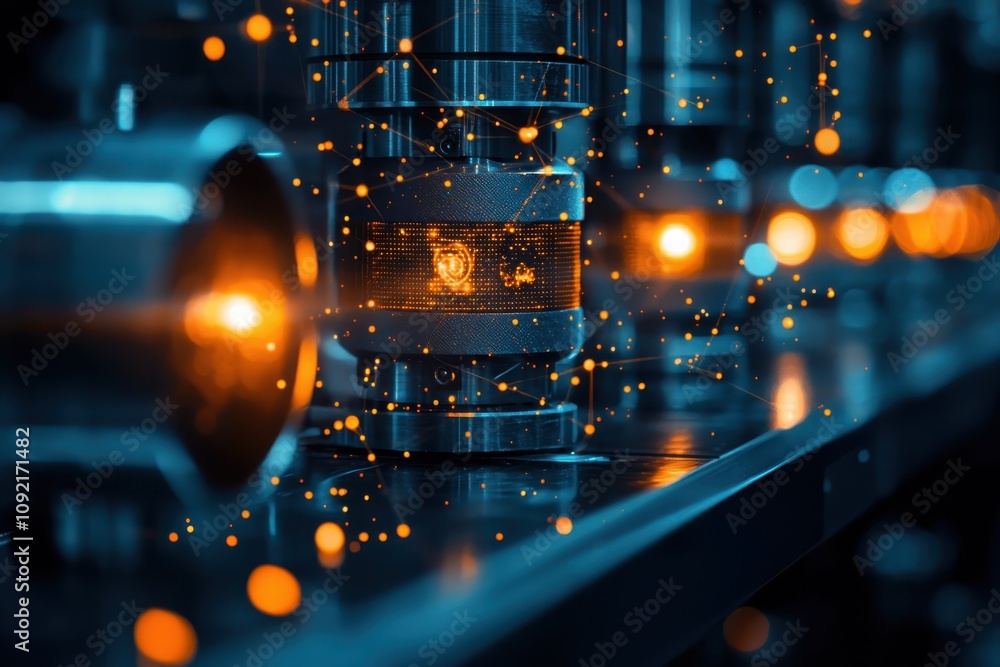 Poster monitoring advanced sensor technology in a smart factory innovations in industry 4.0