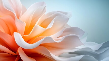 Delicate pastel hued peony petals forming a captivating natural floral artwork with soft organic textures and a serene feminine aesthetic