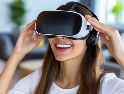 Engineer wearing VR headset in modern factory close up, focus on, copy space, blending futuristic machinery and automation, Double exposure silhouette with digital transformation