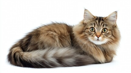 Obraz premium lovely Siberian cat , soft and sweet