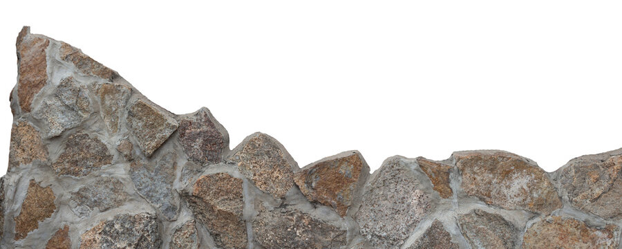 decorative stone wall border
