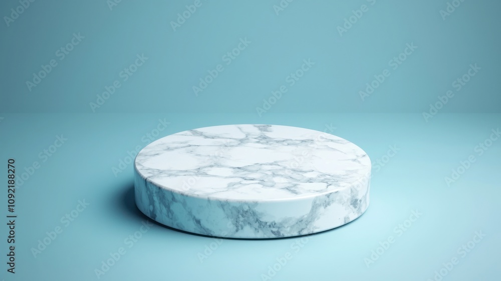 Poster elegant marble display platform studio 3d render minimalist perspective