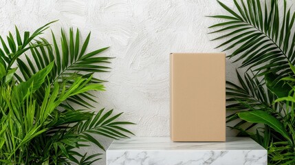 Eco-friendly packaging display indoor space product showcase natural vibe minimalist approach